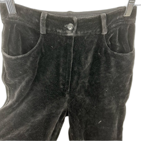 Kenzie Black Velvet Pants Size European 38/US 6 - Picture 4 of 13